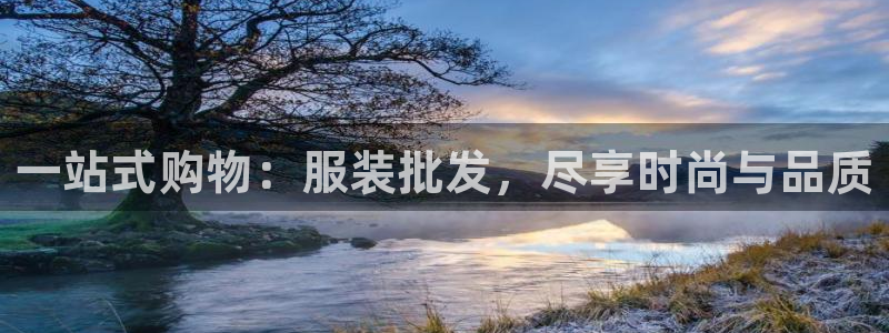 开丰娱乐平台登录：一站式购物：服装批发，